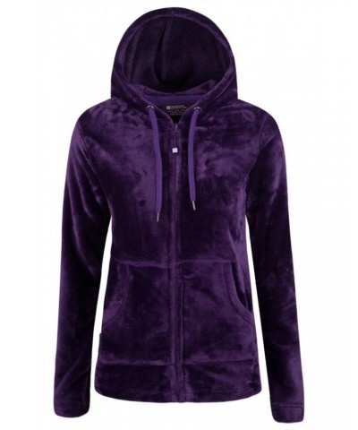 Snaggle Womens Hooded Fleece Purple $15.94 Loungewear