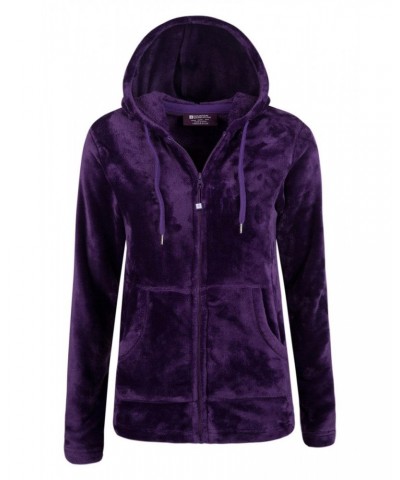 Snaggle Womens Hooded Fleece Purple $15.94 Loungewear