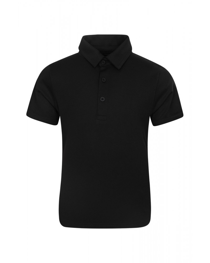 Active Kids Polo T-Shirt Black $10.00 Active