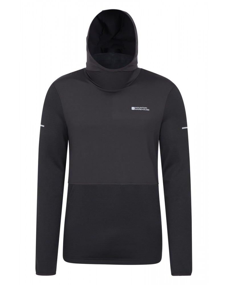 Speed Mens Running Hoodie Black $22.03 Tops