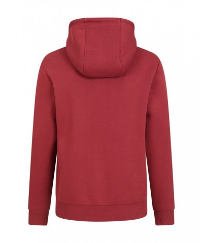 Dalton Mens Sherpa Lined Hoodie Rust $34.19 Tops