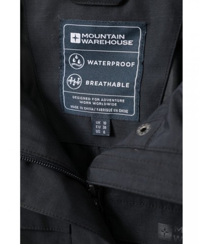 Cloudburst Textured Womens Waterproof Jacket Black $41.40 Jackets