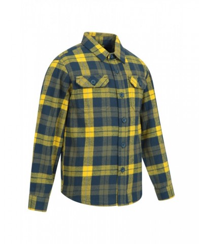 Flannel Kids Check Shirt Orange $11.79 Tops