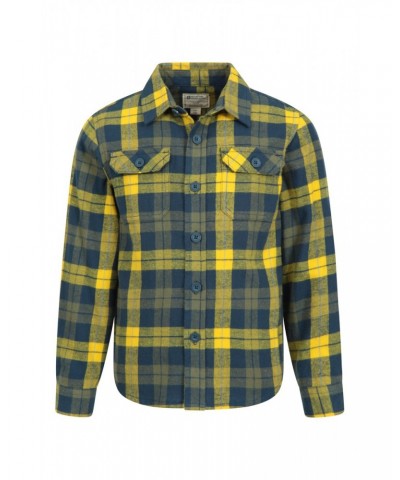 Flannel Kids Check Shirt Orange $11.79 Tops