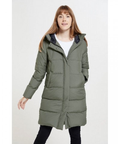 Andes Extreme Womens Long Down Jacket Light Khaki $49.50 Jackets