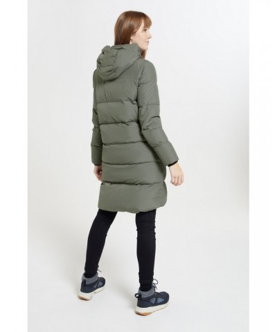 Andes Extreme Womens Long Down Jacket Light Khaki $49.50 Jackets