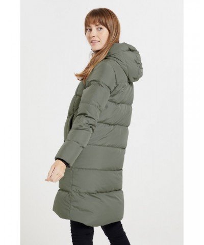 Andes Extreme Womens Long Down Jacket Light Khaki $49.50 Jackets