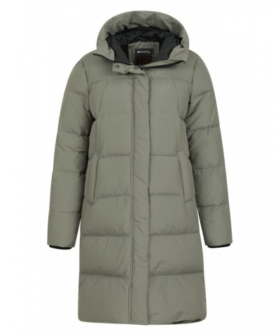 Andes Extreme Womens Long Down Jacket Light Khaki $49.50 Jackets