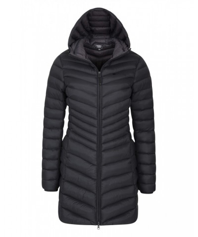 Florence Womens Long Insulated Jacket Black $41.59 Jackets