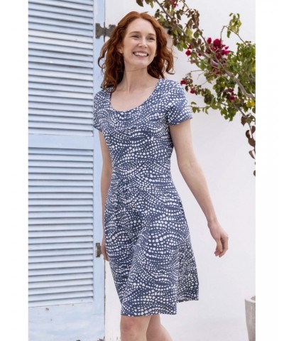 Orchid Patterned Womens UV Dress Navy Reflect $16.28 Dresses & Skirts