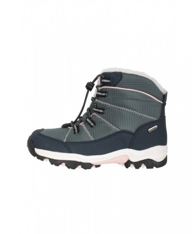 Comet Kids Waterproof Snow Boots Khaki $23.85 Footwear