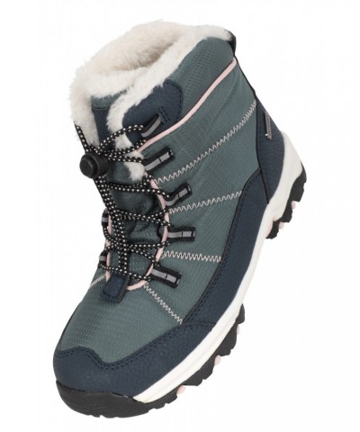 Comet Kids Waterproof Snow Boots Khaki $23.85 Footwear