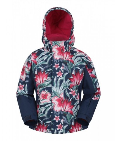 Vortex Kids Printed Ski Jacket Navy $29.67 Jackets