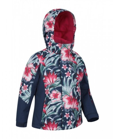 Vortex Kids Printed Ski Jacket Navy $29.67 Jackets