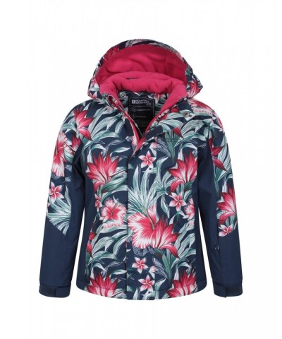 Vortex Kids Printed Ski Jacket Navy $29.67 Jackets