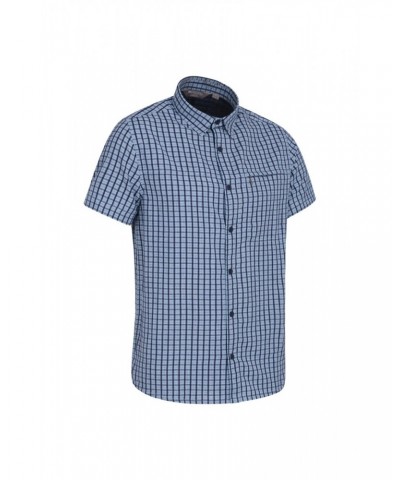 Holiday Mens Cotton Shirt Indigo $18.14 Tops