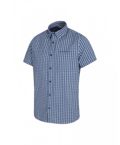 Holiday Mens Cotton Shirt Indigo $18.14 Tops