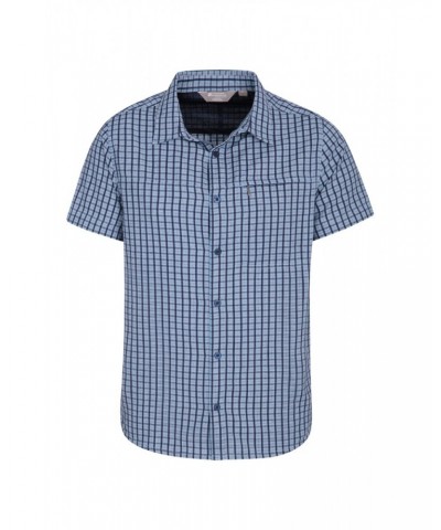 Holiday Mens Cotton Shirt Indigo $18.14 Tops