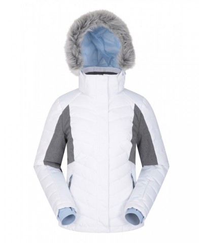 Powder Women Insulated Ski Jacket White $38.95 Jackets