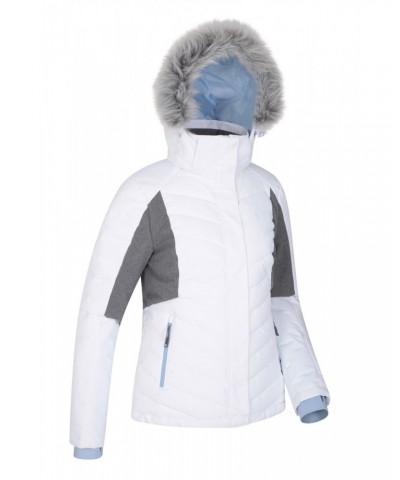 Powder Women Insulated Ski Jacket White $38.95 Jackets