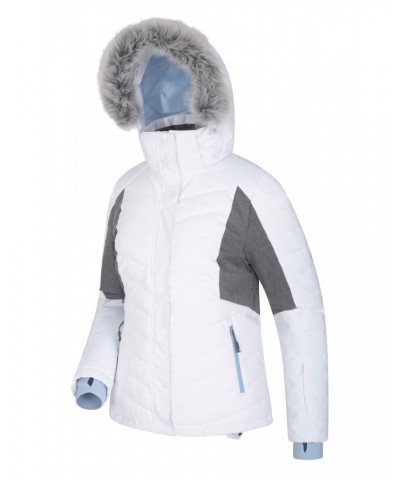 Powder Women Insulated Ski Jacket White $38.95 Jackets