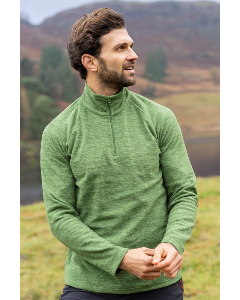 Snowdon II Mens Fleece Bright Green $16.19 Fleece