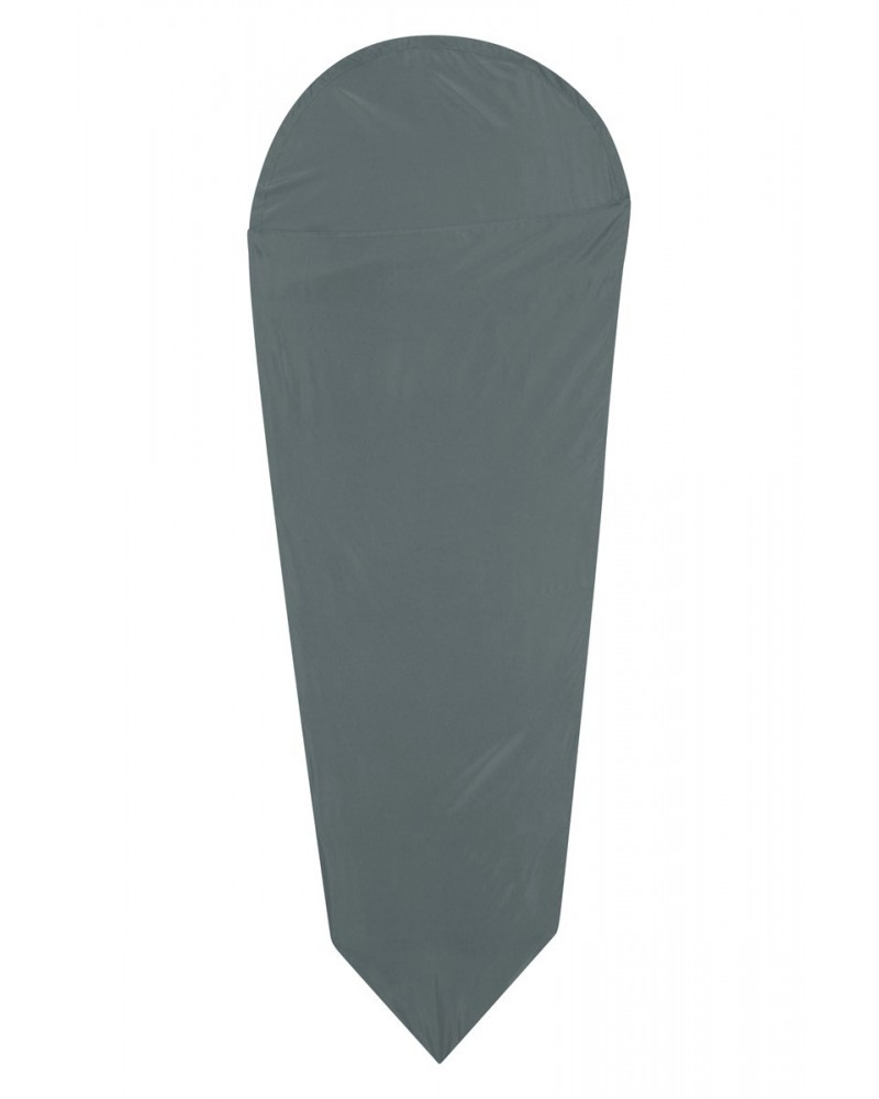 Microfibre Mummy Sleeping Bag Liner Light Grey $14.57 Sleeping Bags