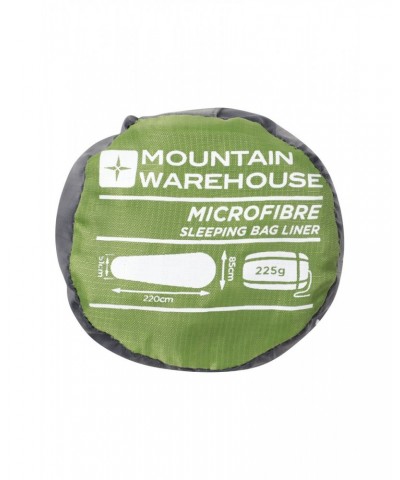 Microfibre Mummy Sleeping Bag Liner Light Grey $14.57 Sleeping Bags