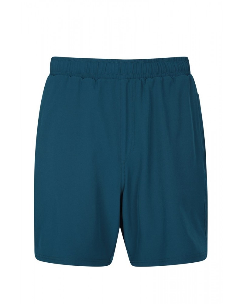 Hurdle Mens Running Shorts Teal $11.43 Active