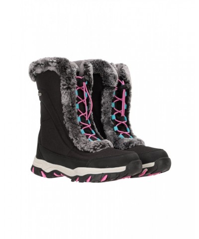 Ohio Kids Adaptive Snow Boots Pink $23.04 Footwear