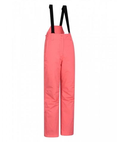 Moon Womens Slim Leg Ski Pants Bright Pink $27.49 Pants