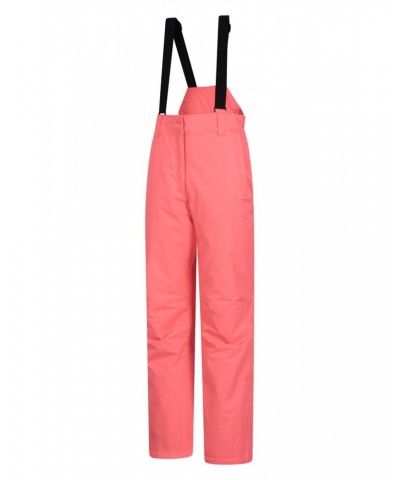 Moon Womens Slim Leg Ski Pants Bright Pink $27.49 Pants