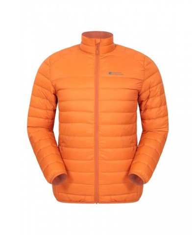 Featherweight Down Mens Jacket Burnt Orange $30.80 Jackets