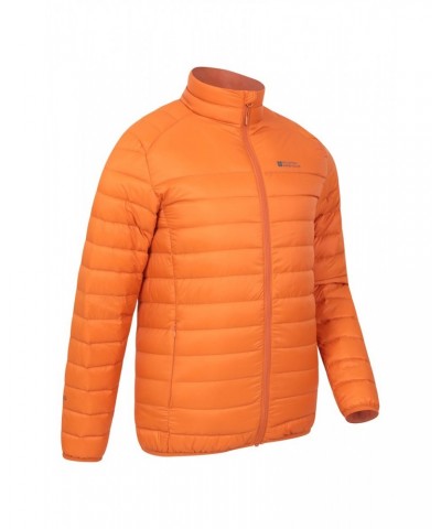 Featherweight Down Mens Jacket Burnt Orange $30.80 Jackets