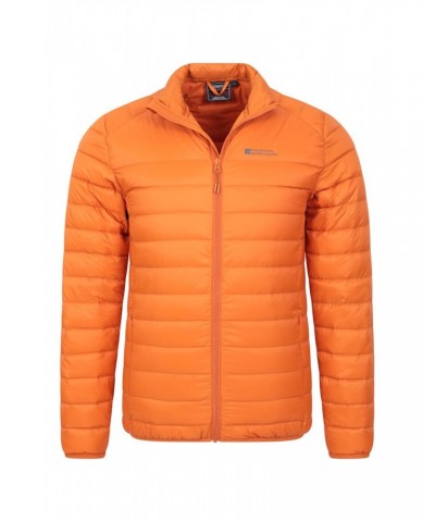 Featherweight Down Mens Jacket Burnt Orange $30.80 Jackets