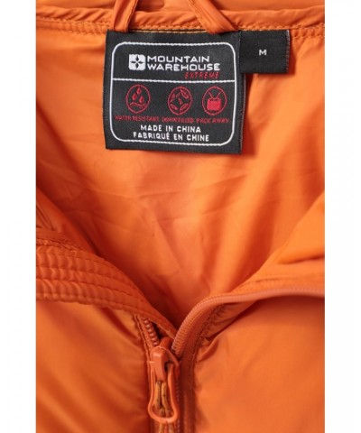 Featherweight Down Mens Jacket Burnt Orange $30.80 Jackets