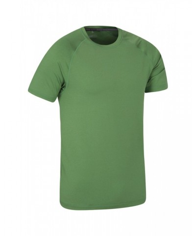 Agra Mens Melange T-Shirt Green $14.03 Tops