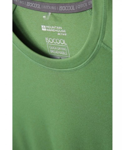 Agra Mens Melange T-Shirt Green $14.03 Tops