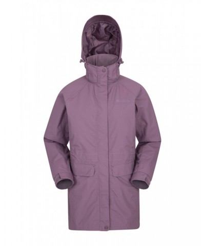 Glacial Extreme Womens Long Waterproof Jacket Pale Pink $30.59 Jackets
