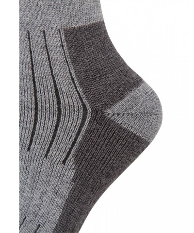 Explorer Womens Merino Thermal Mid-Calf Socks Grey $17.69 Accessories