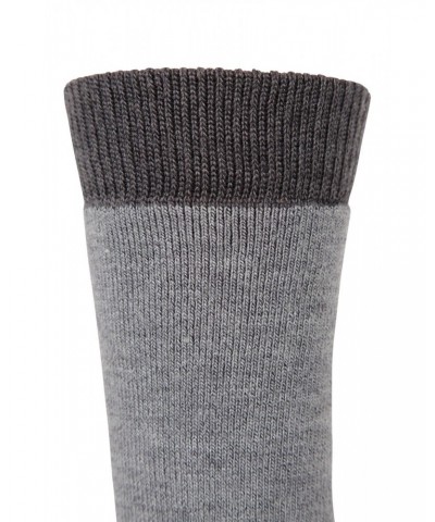 Explorer Womens Merino Thermal Mid-Calf Socks Grey $17.69 Accessories