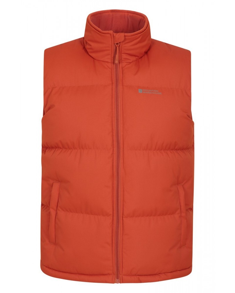 Rock Mens Insulated Vest Burnt Orange $18.40 Jackets