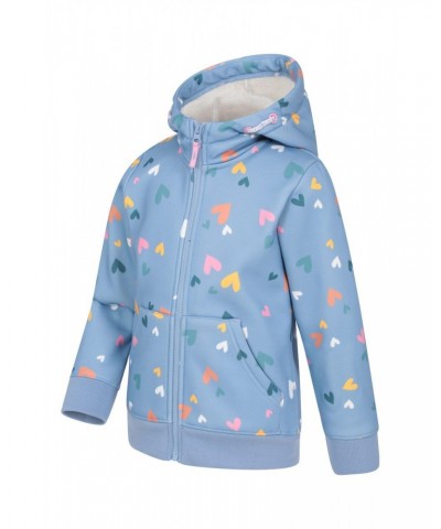 Alpine Kids Printed Fleece Jacket Purple $14.85 Fleece