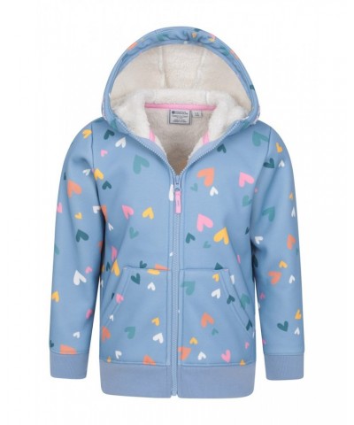 Alpine Kids Printed Fleece Jacket Purple $14.85 Fleece