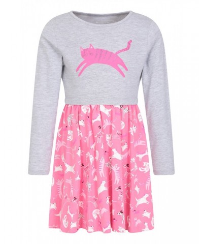 Poppy Kids Organic Long Sleeve Dress Pink $13.33 Dresses & Skirts