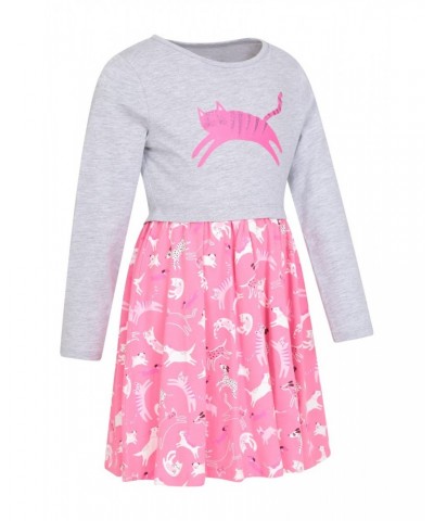 Poppy Kids Organic Long Sleeve Dress Pink $13.33 Dresses & Skirts