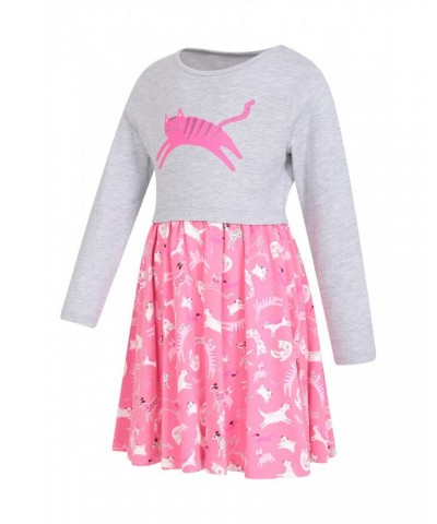 Poppy Kids Organic Long Sleeve Dress Pink $13.33 Dresses & Skirts