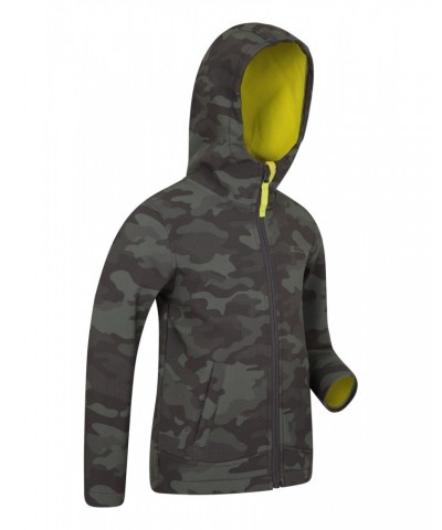 Exodus Kids Printed Water Resistant Softshell Dark Green $16.81 Jackets