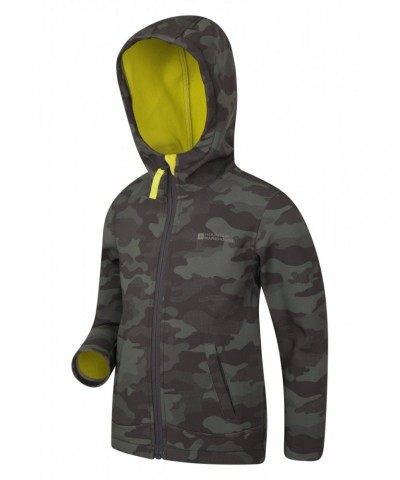 Exodus Kids Printed Water Resistant Softshell Dark Green $16.81 Jackets