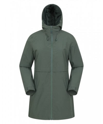 Hilltop Womens Waterproof Jacket Khaki $36.39 Jackets